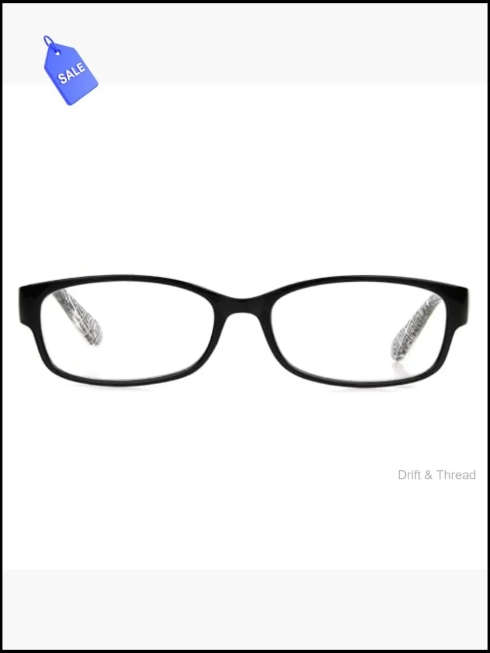 Square Reading Glasses with Scratch-Resistant Lenses